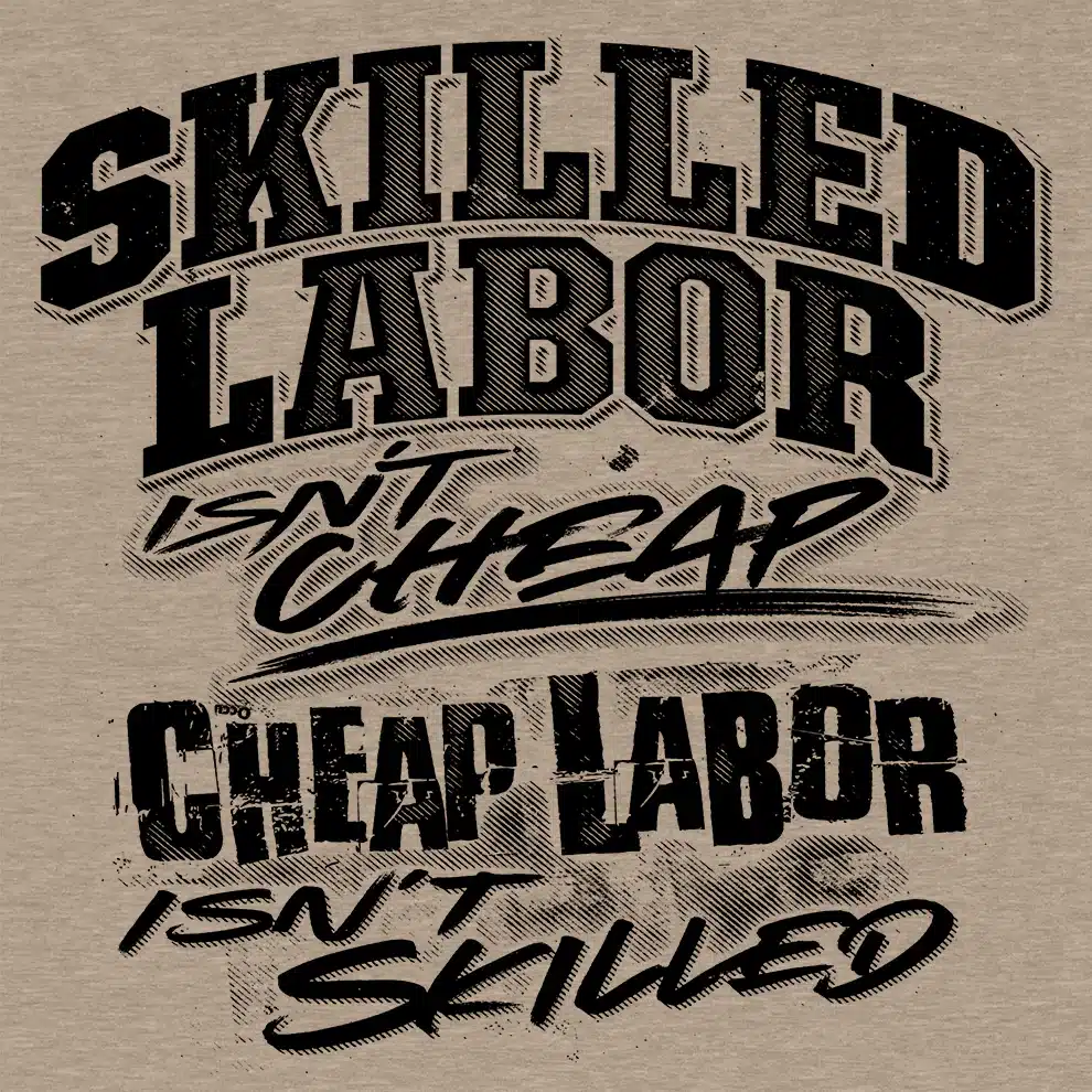 Skilled labor quote