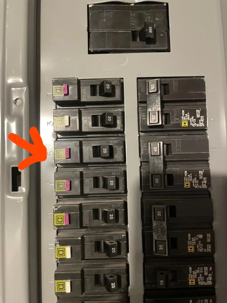 tripped breaker